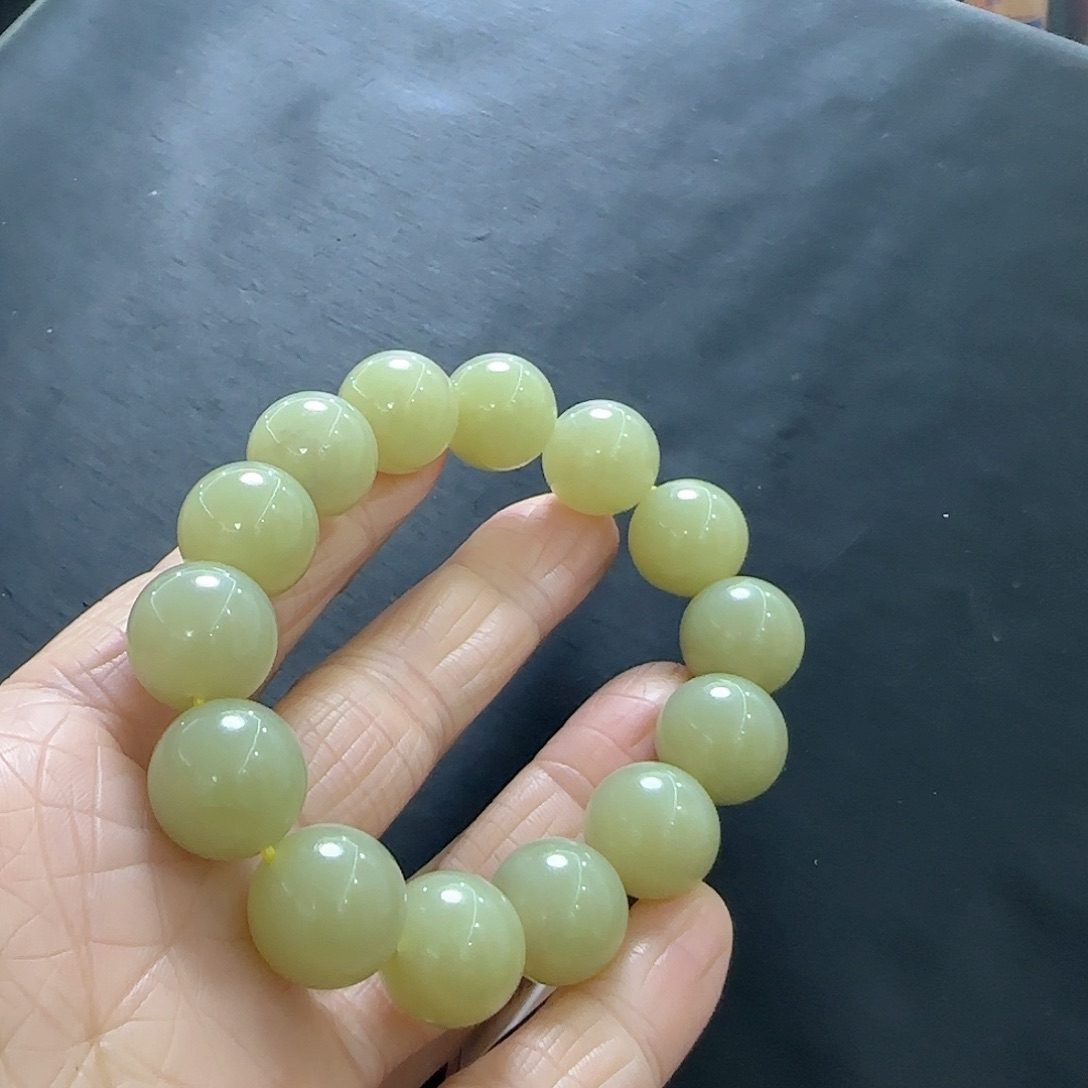 和田玉手链未镶嵌9735