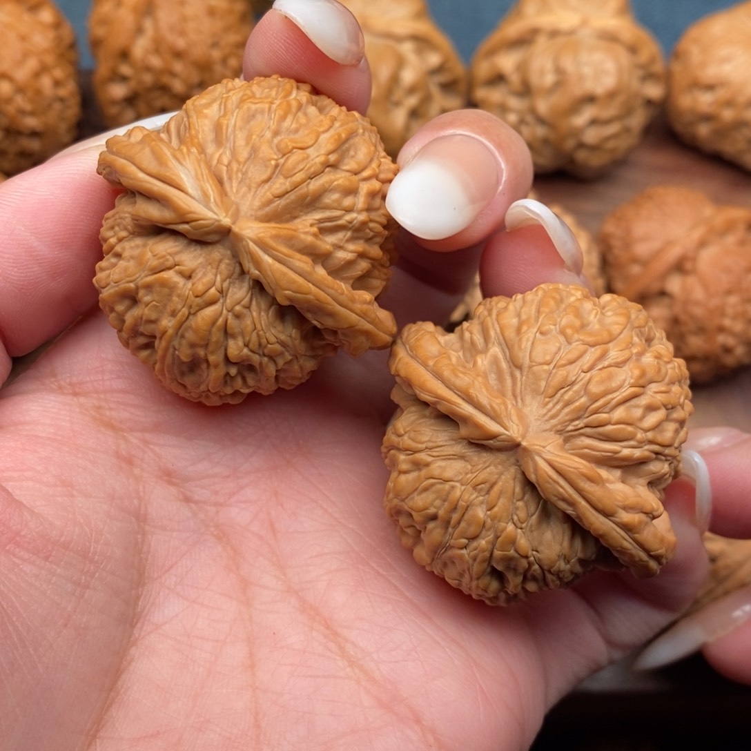 文玩核桃把件久*全品，白狮子40