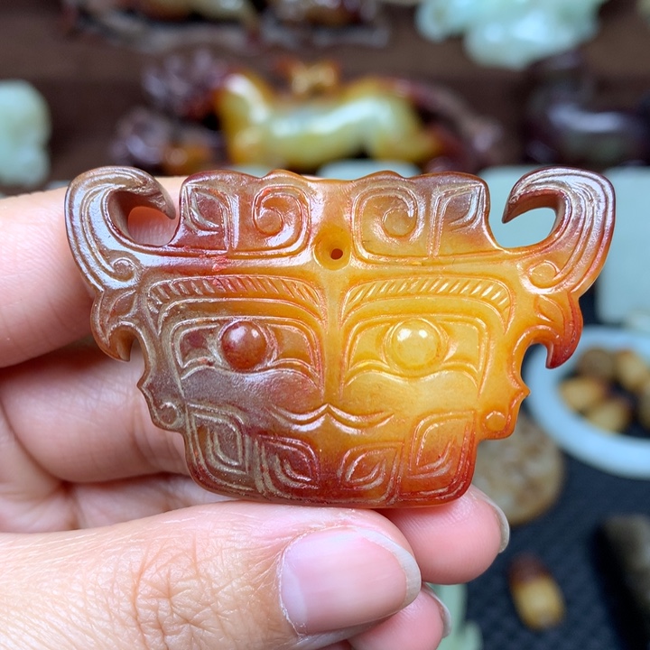 和田玉挂件未镶嵌