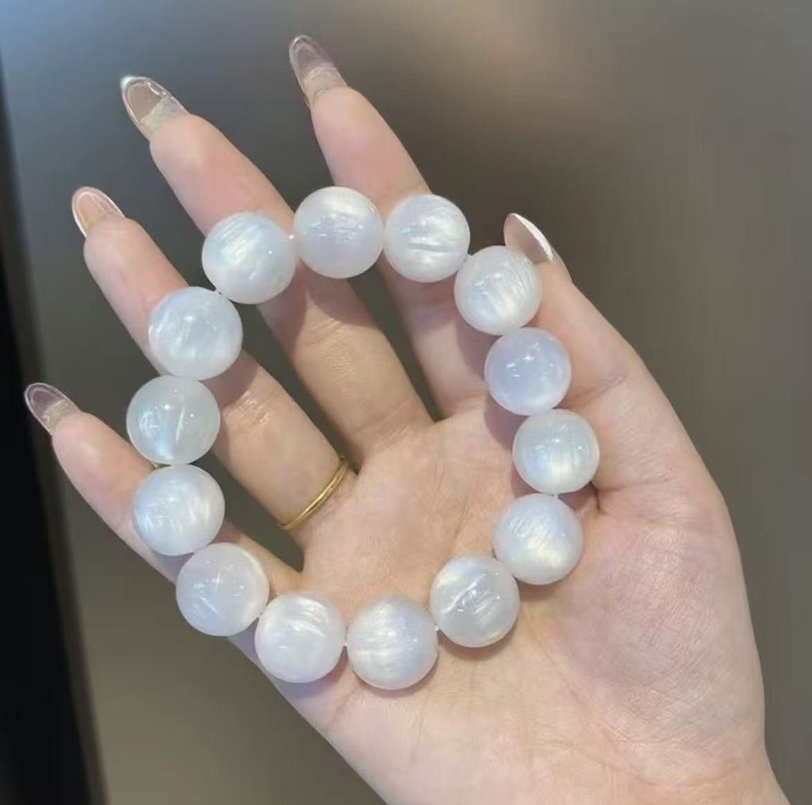 非金属树脂手链  AD356 七彩精品手串