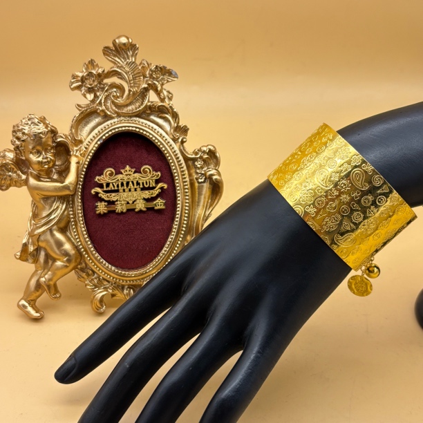 B播 62.71g 足金999 手镯 d