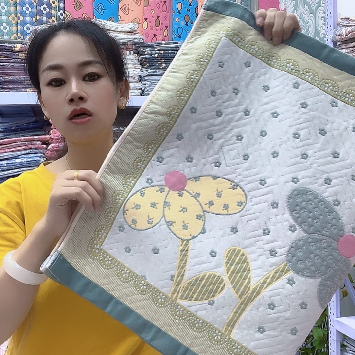 棉绿色椰子树纯棉