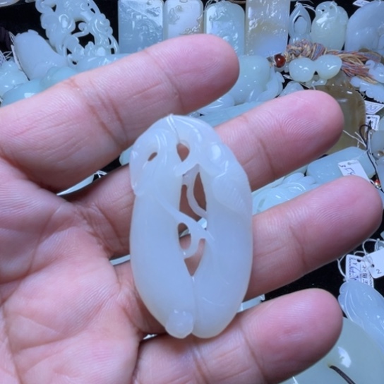 吊坠(不含链)未镶嵌和田玉