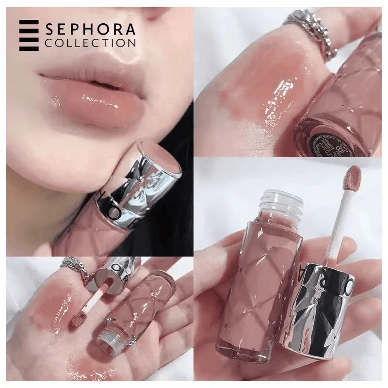 Sephora/丝芙兰02丰盈蜜润唇釉水光唇釉口红滋润裸色
