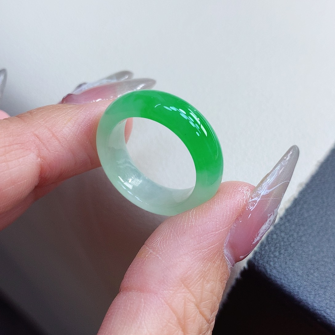 翡翠戒指未镶嵌15号