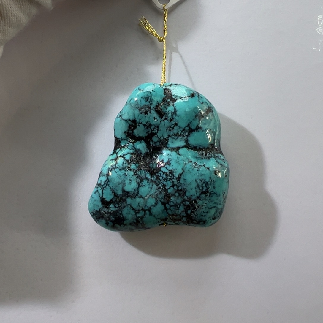 绿松石未镶嵌挂件
