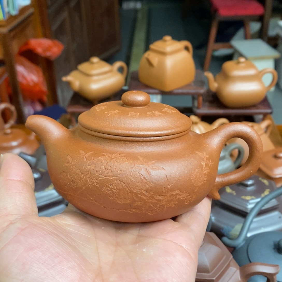 紫砂茶壶紫砂壶仿古红黄泥