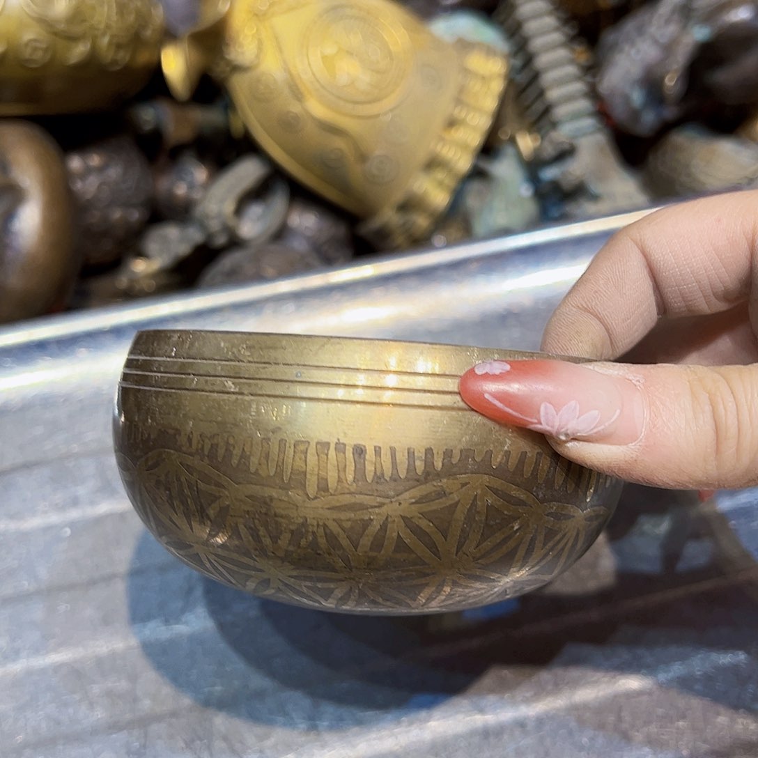 九***叶黄铜摆件工艺品摆件