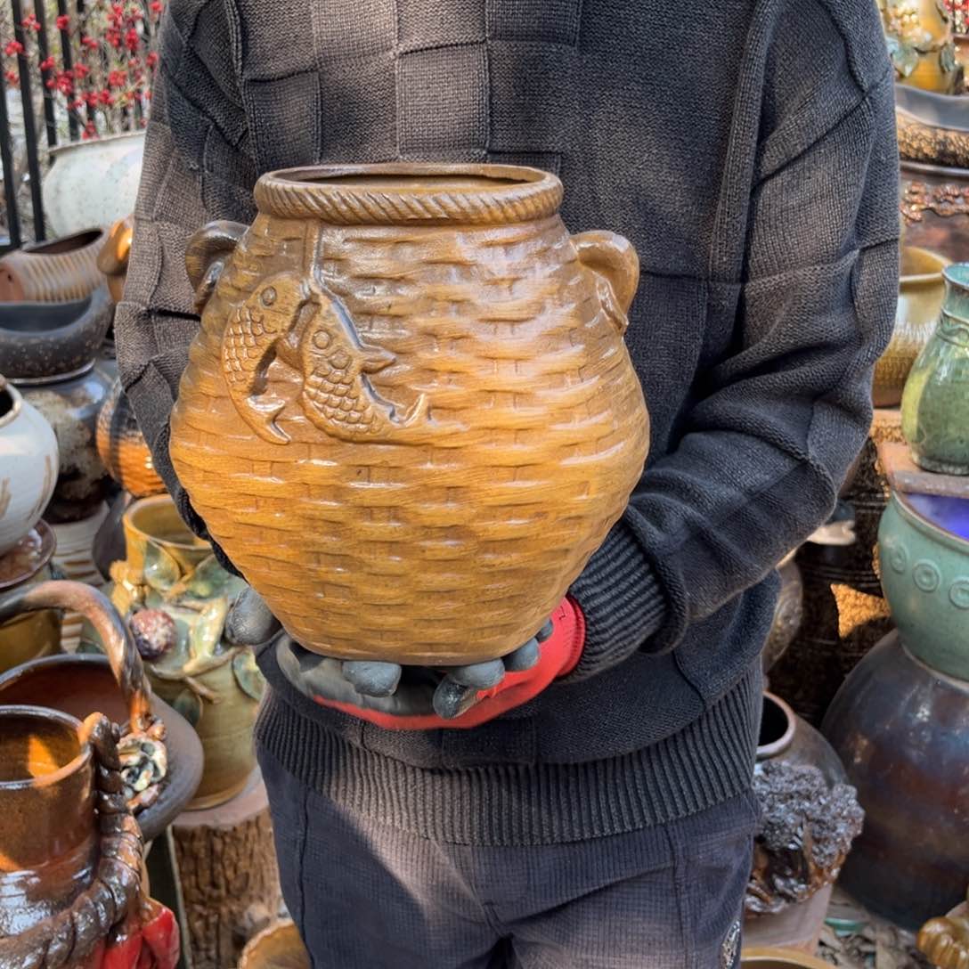 红陶高22口13有孔