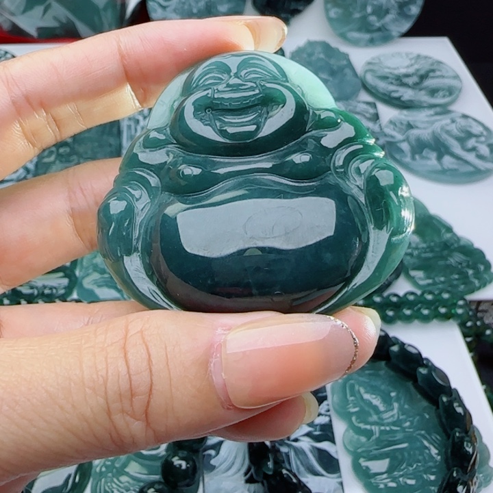 颈饰未镶嵌翡翠多样性发货天然的A货翡翠