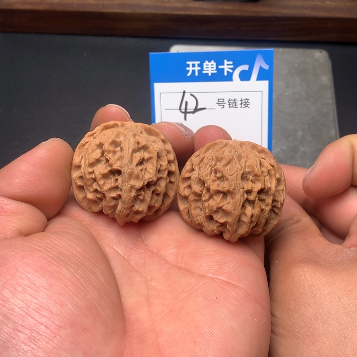 文玩核桃把件39苹果42