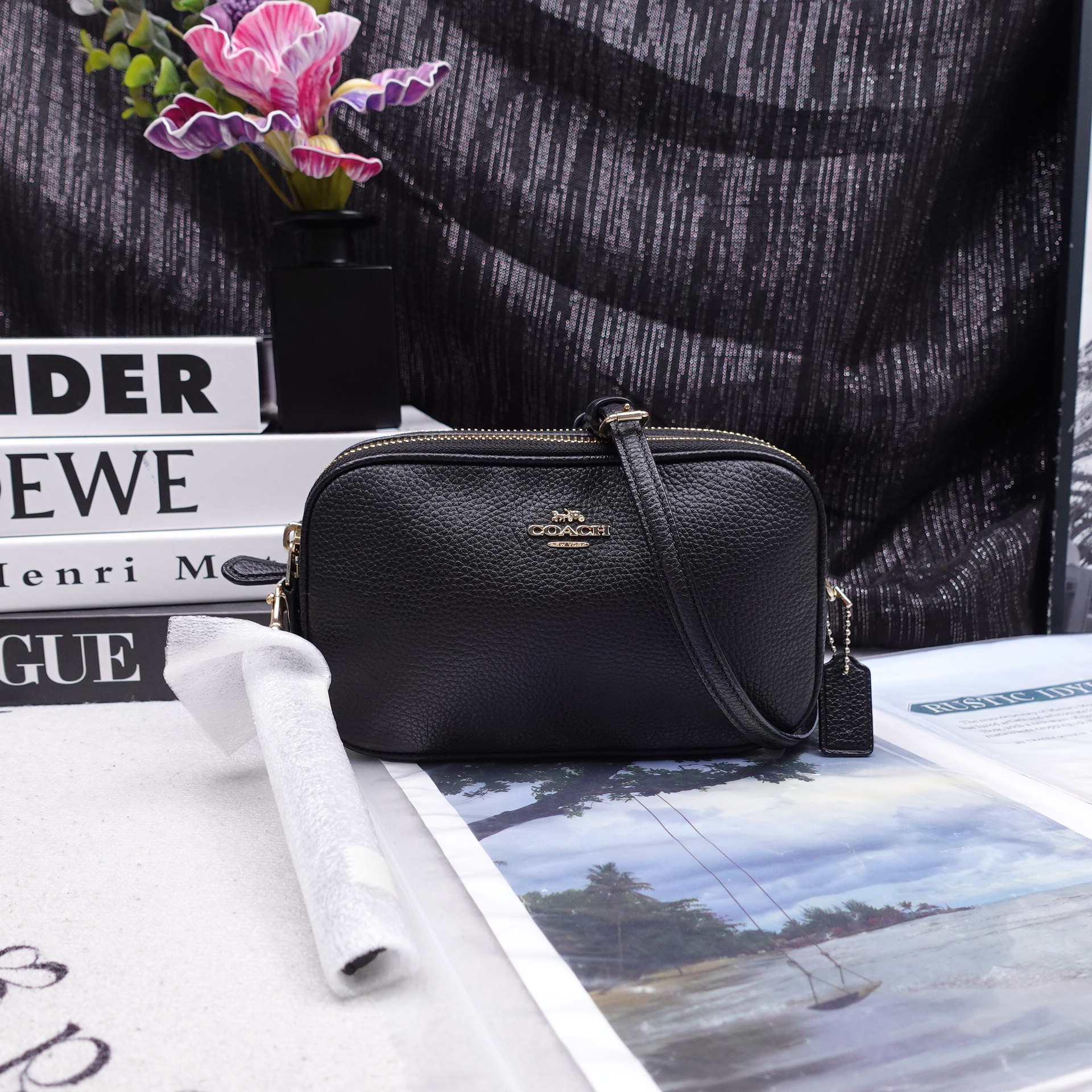 95新 COACH/蔻驰 单肩包/T10313325