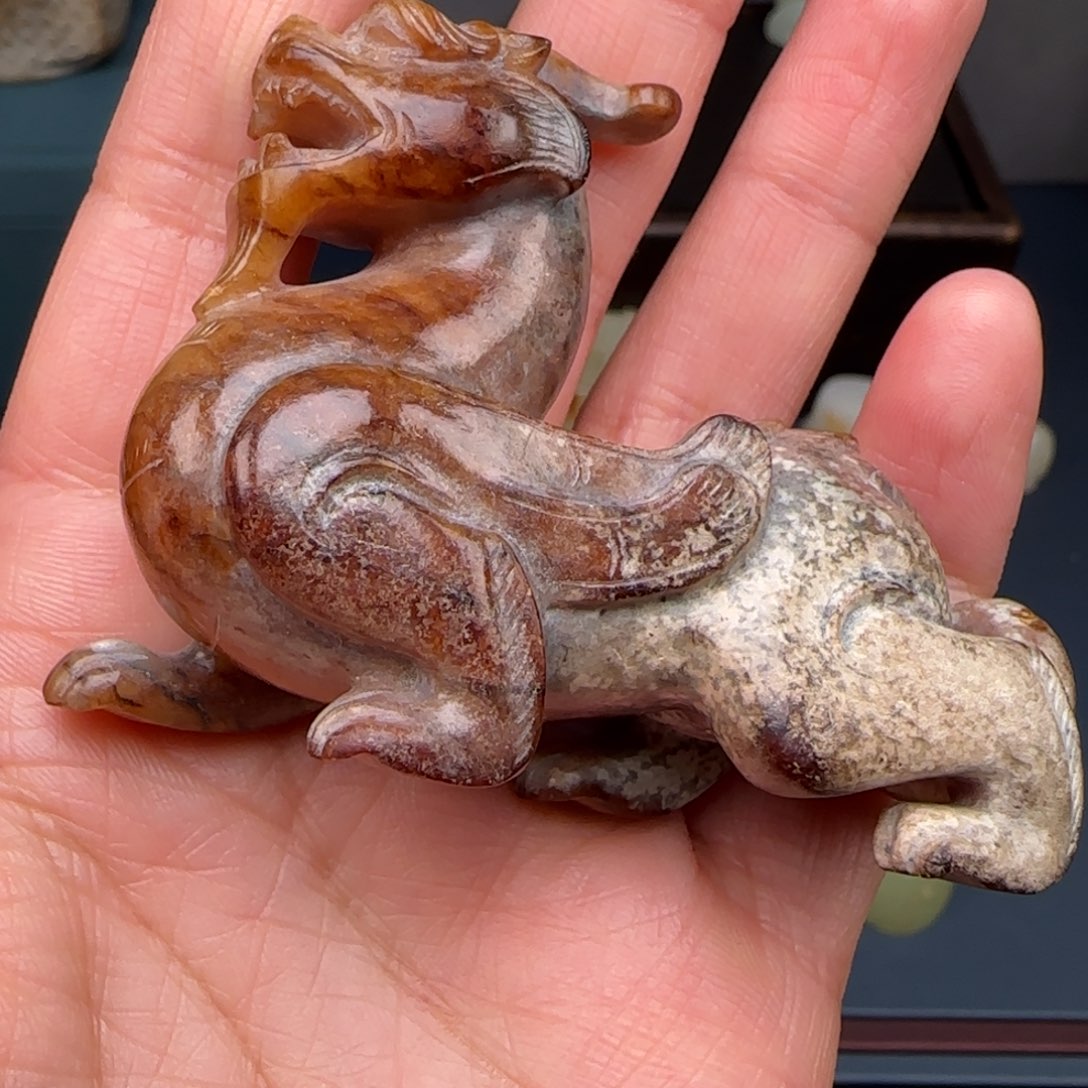 和田玉挂件未镶嵌宁*杉