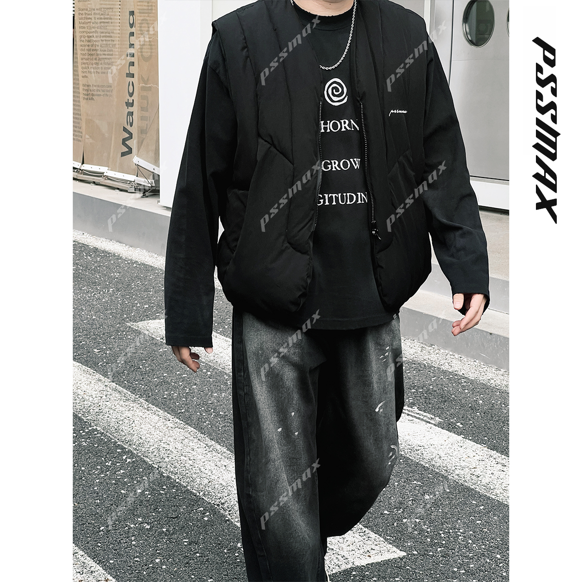 【现货】胖俗俗 PSSMAX【重塑温度秩序】2025秋冬新款保暖厚马甲背心