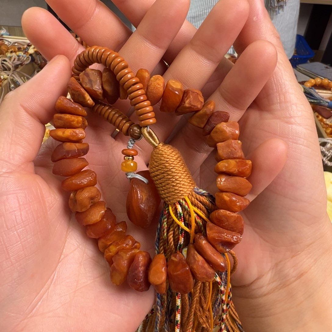 琥珀裸石未镶嵌蜜蜡