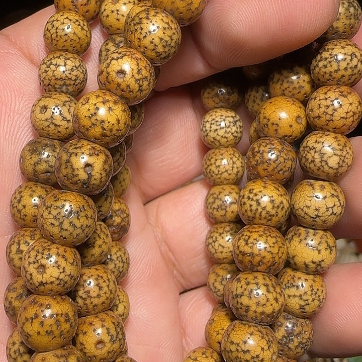 藏区老星月念珠保老漂亮