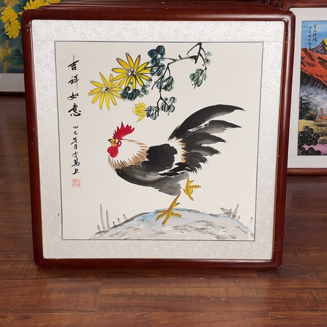 国画带框尺寸63*63厘米