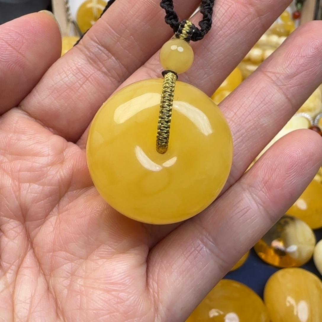 蜜蜡未镶嵌颈饰天然蜜蜡