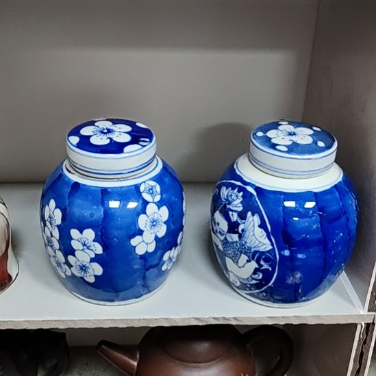 紫砂茶盏福*安茶叶罐完好无损一个