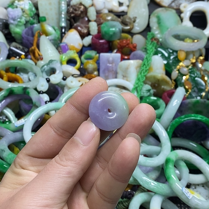 颈饰未镶嵌翡翠缅甸翡翠首饰配饰