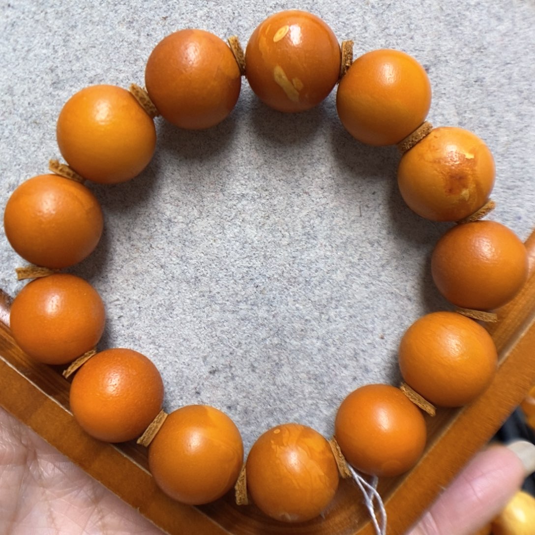 蜜蜡手串未镶嵌蜜蜡