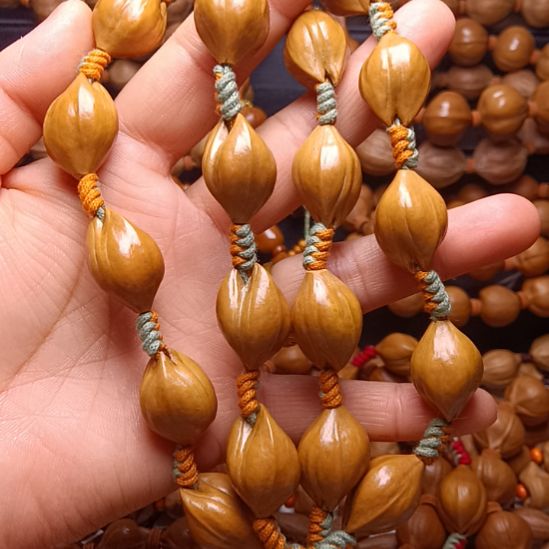 月***月手串/手链橄榄核橄榄核手串铁异形开口笑1.5