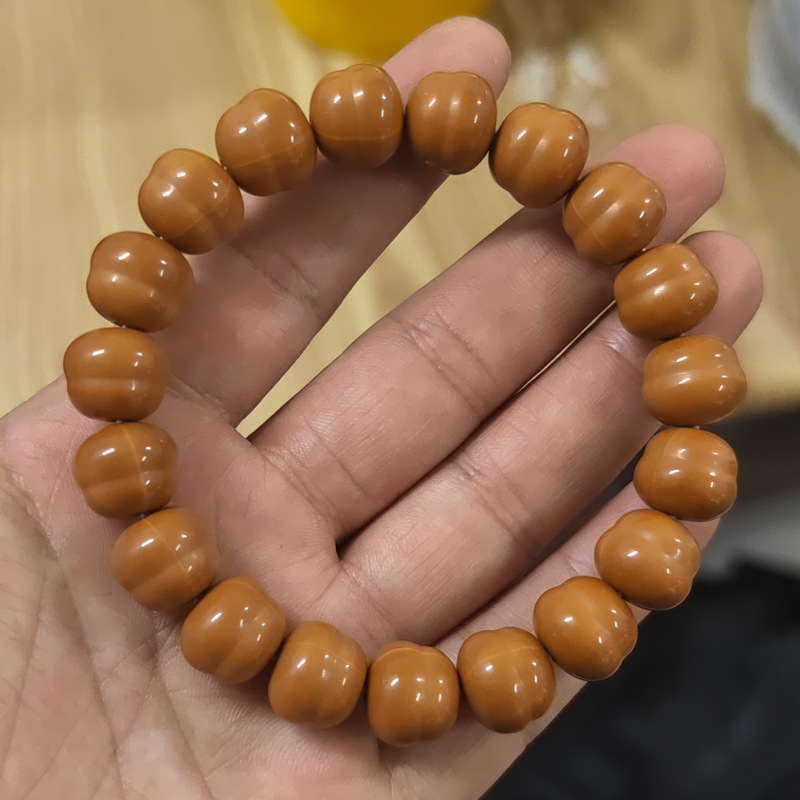 猴头核桃手串葫芦13-14mm微瑕疵黑点