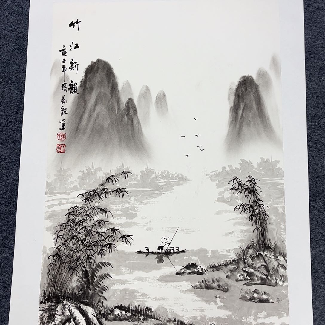 国画宣纸国画纯手绘作品