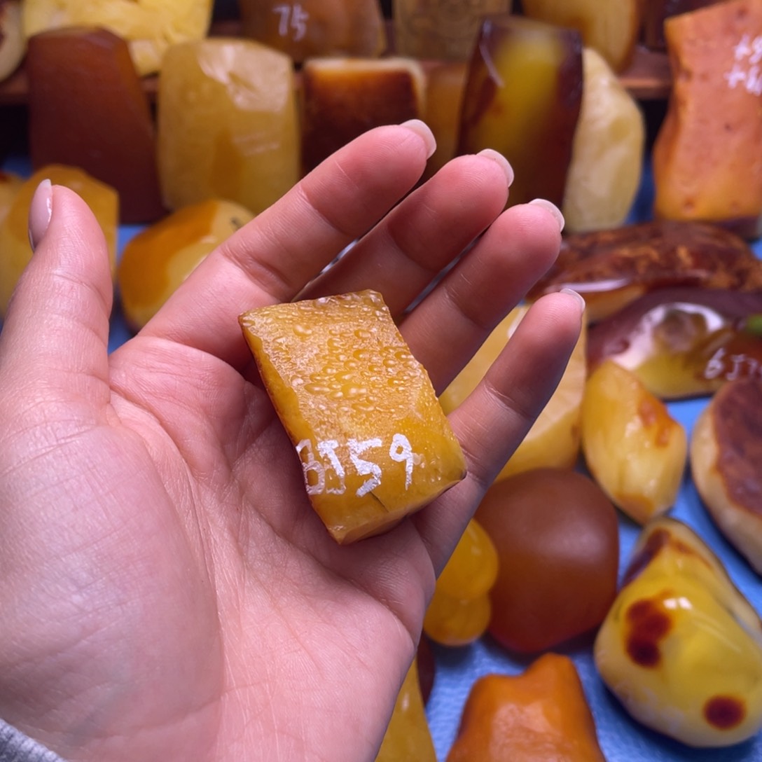 定制蜜蜡未镶嵌善*休
