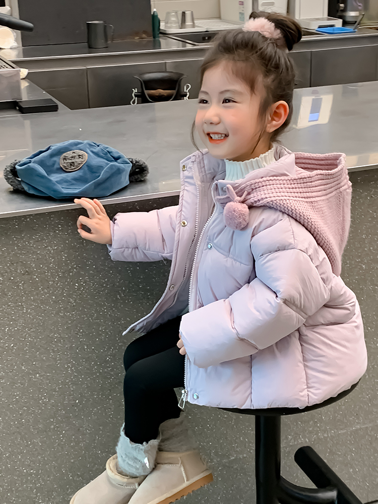 儿童秋冬棉服宝宝夹棉外套2025冬装新款女童冬季棉衣女孩加厚棉袄