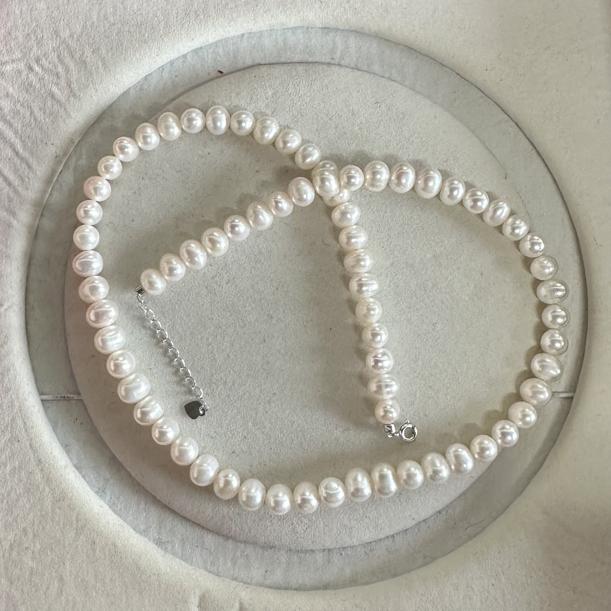 6.5-7.5mm淡水珍珠项链