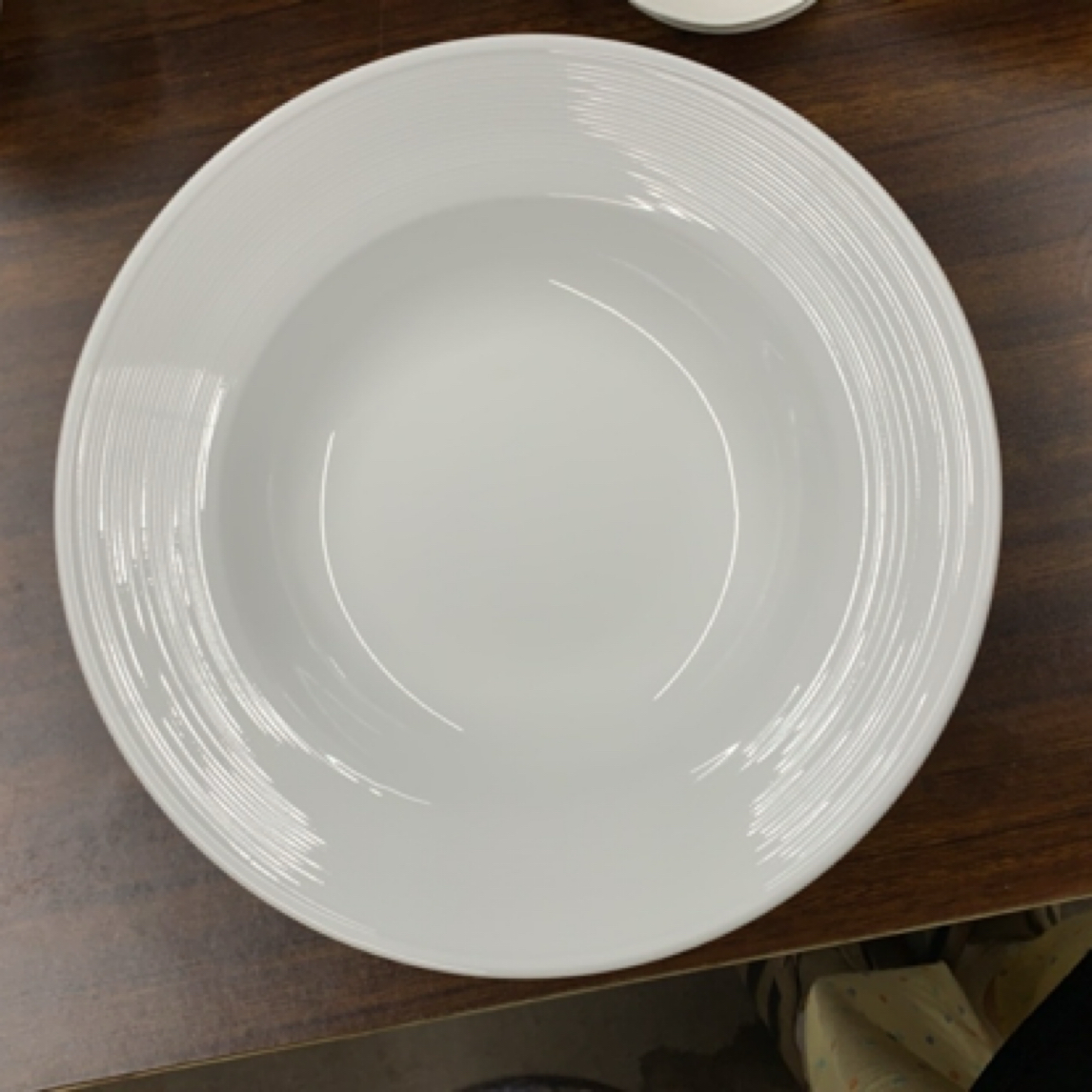 磁州窑出口尾货好大厨细纹汤盘两只发货口径27高6煤窑烧制