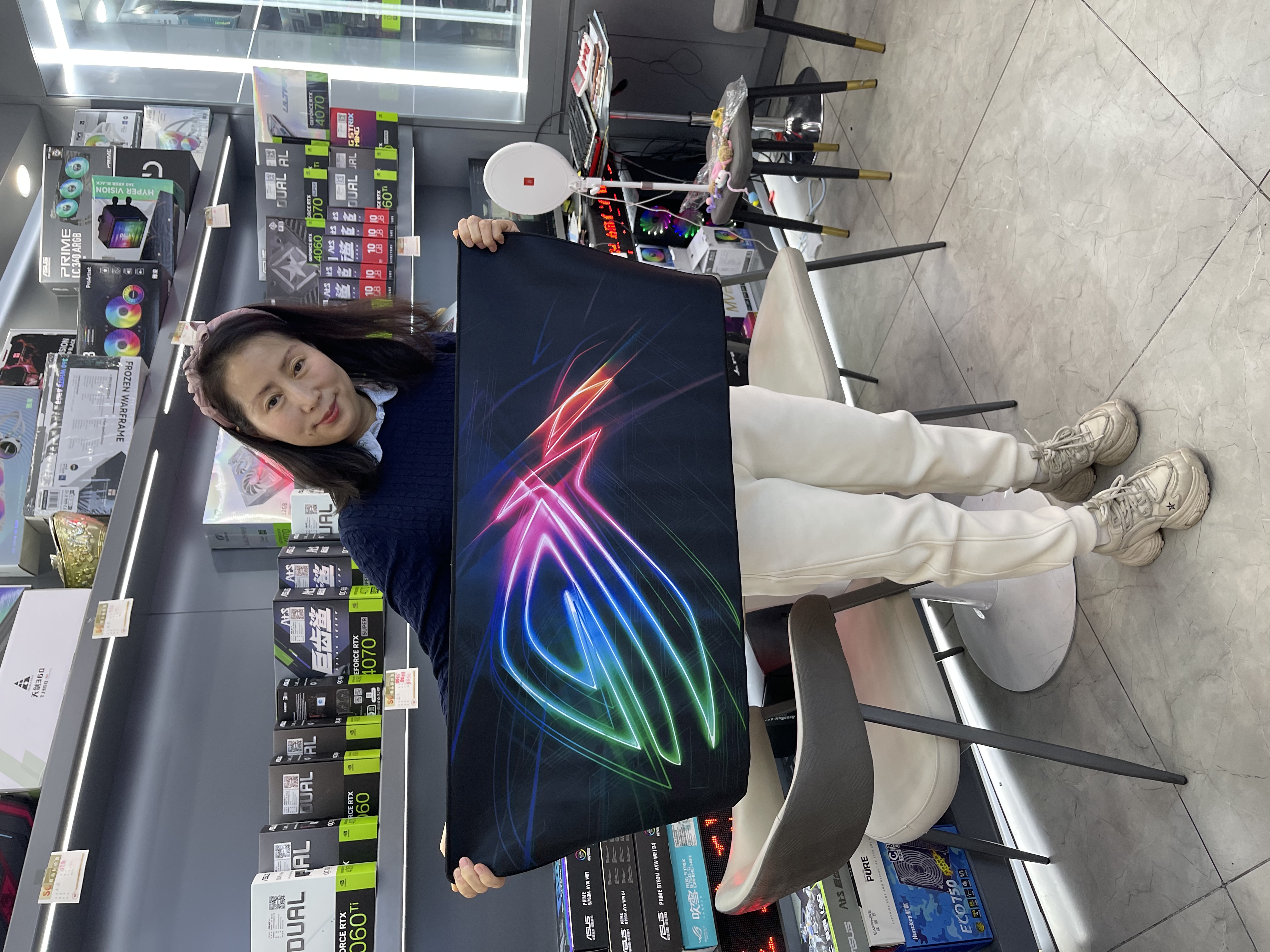 二姐直播间粉丝福利超长电竞鼠标垫大号随机发货限购一个