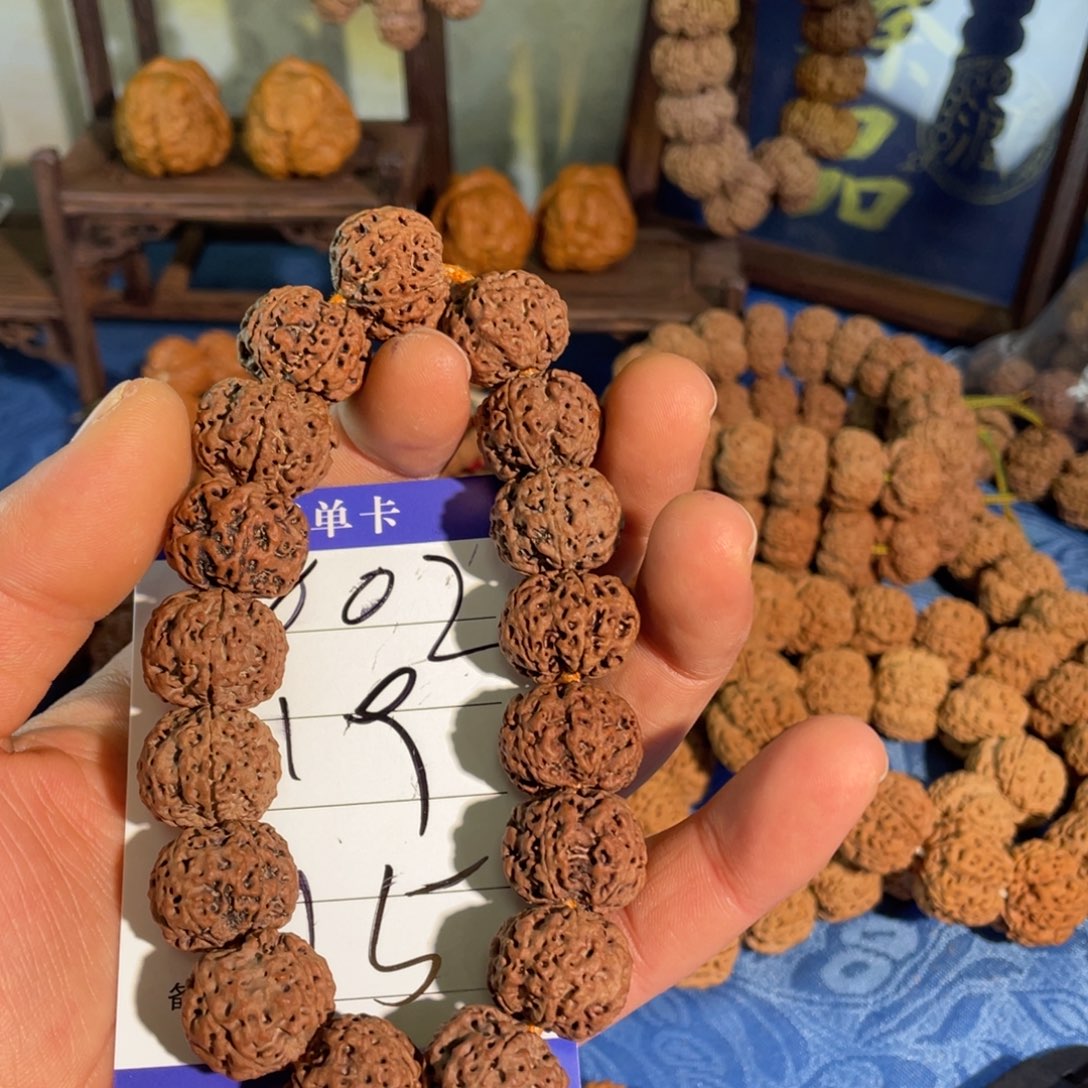 吊坠金刚菩提002---同心同轴双龙梅花