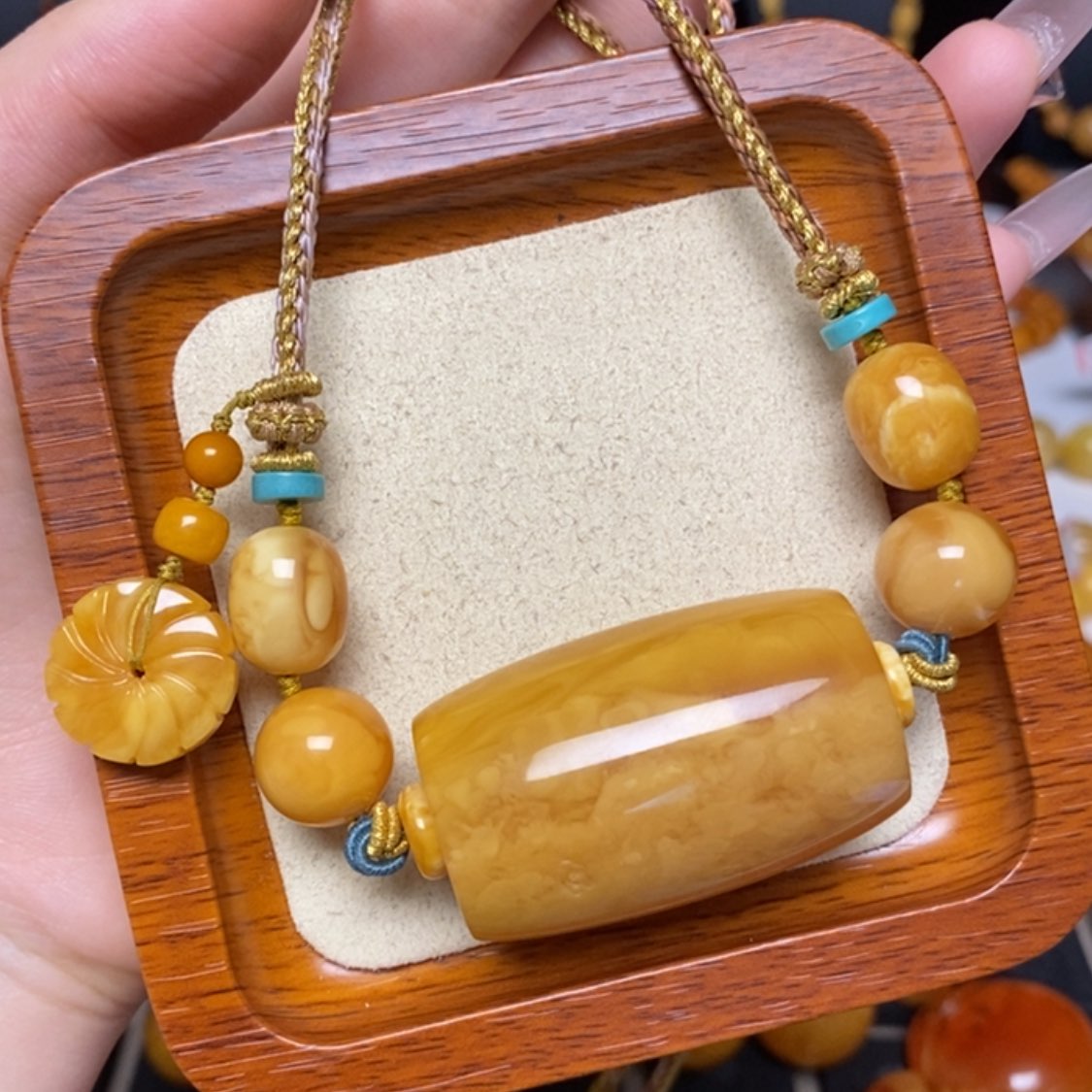 【闪购商品】未镶嵌颈饰蜜蜡项链