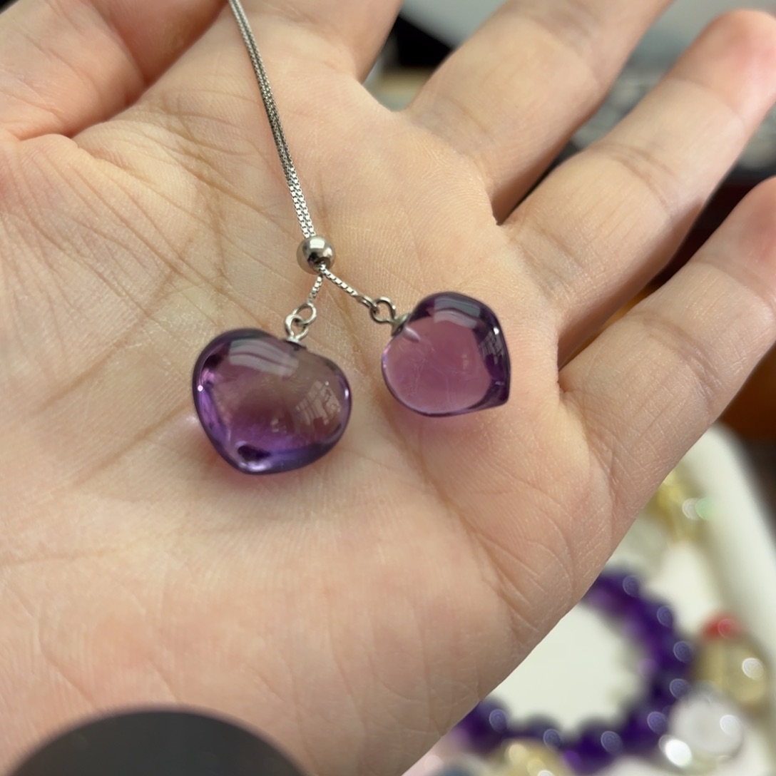 未镶嵌手链水晶巴西紫