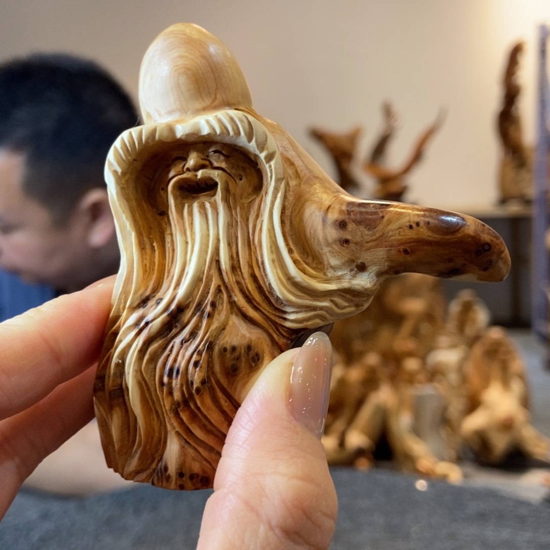 柏木（崖柏）太行崖柏根雕摆件