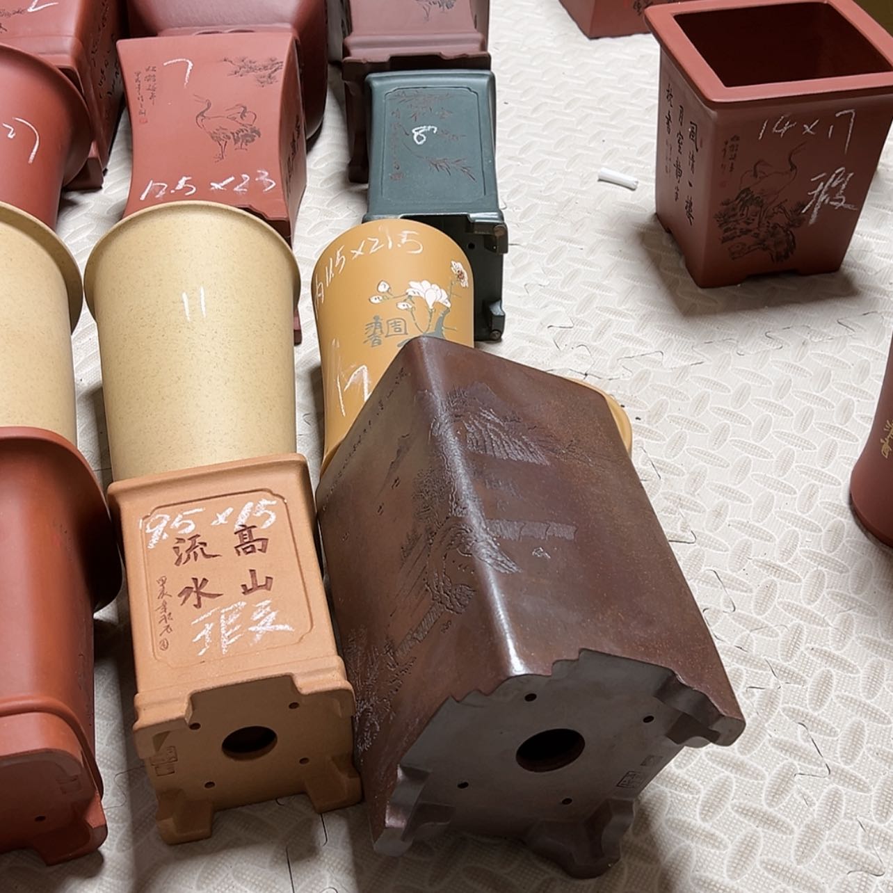 【闪购商品】紫砂花盆F***H周之夏精品紫砂花盆