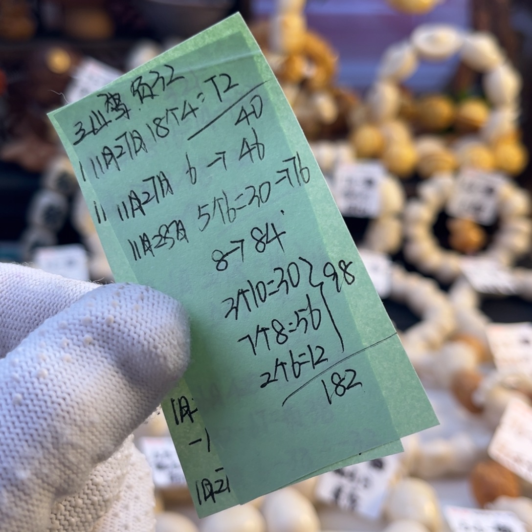 横***水菩提根/象牙果手串三山雪