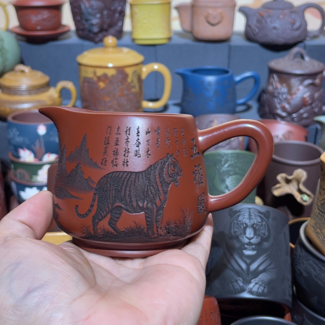 原矿紫砂手工主人杯