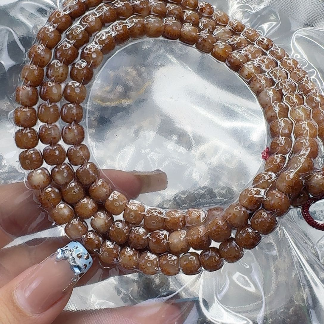手串星月菩提173殿堂粉冰遇华星月76-108