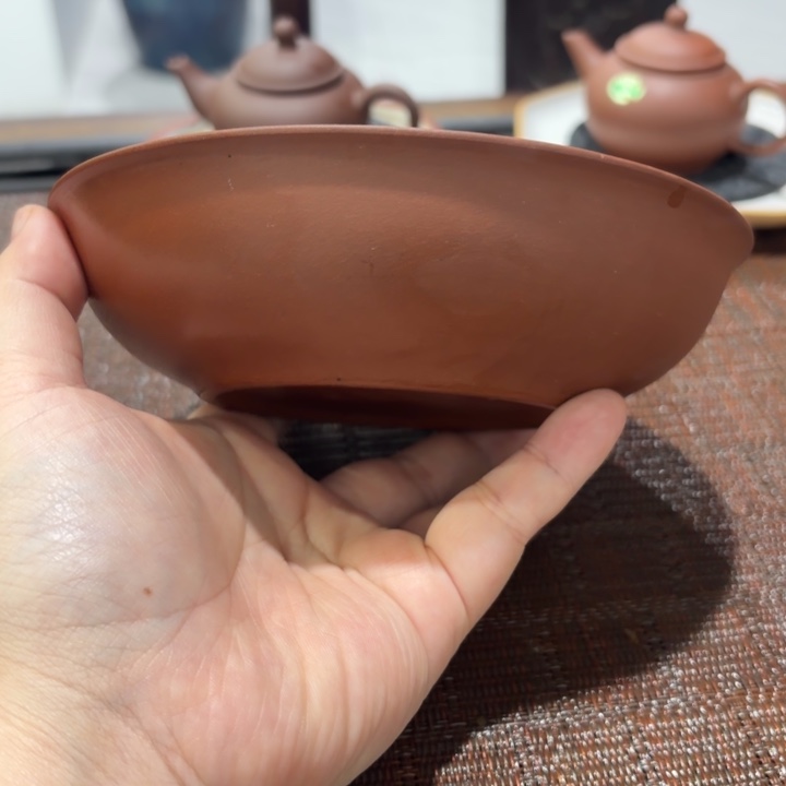 B***n茶壶紫砂70s折沿洗壶承