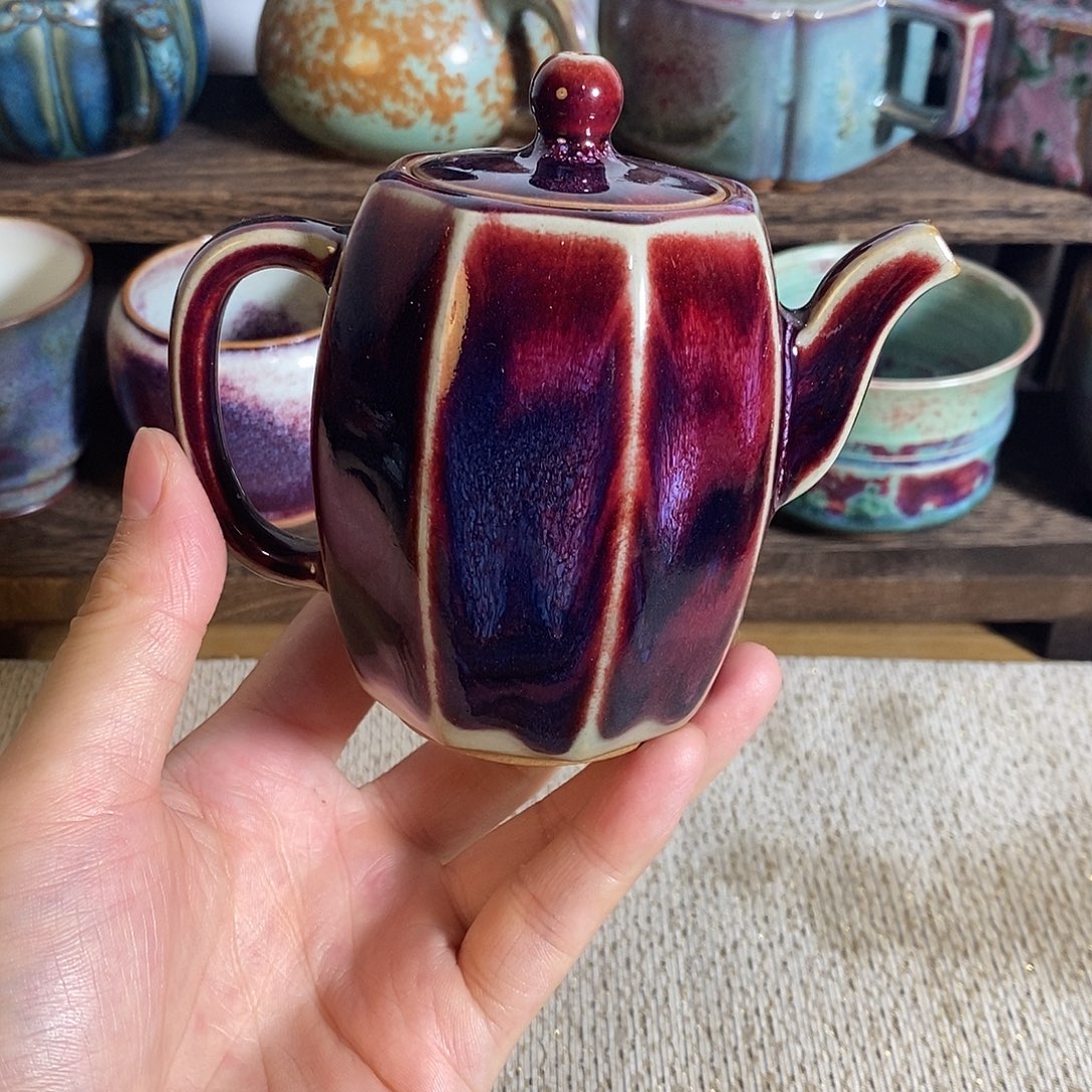 神垕钧瓷茶壶6666