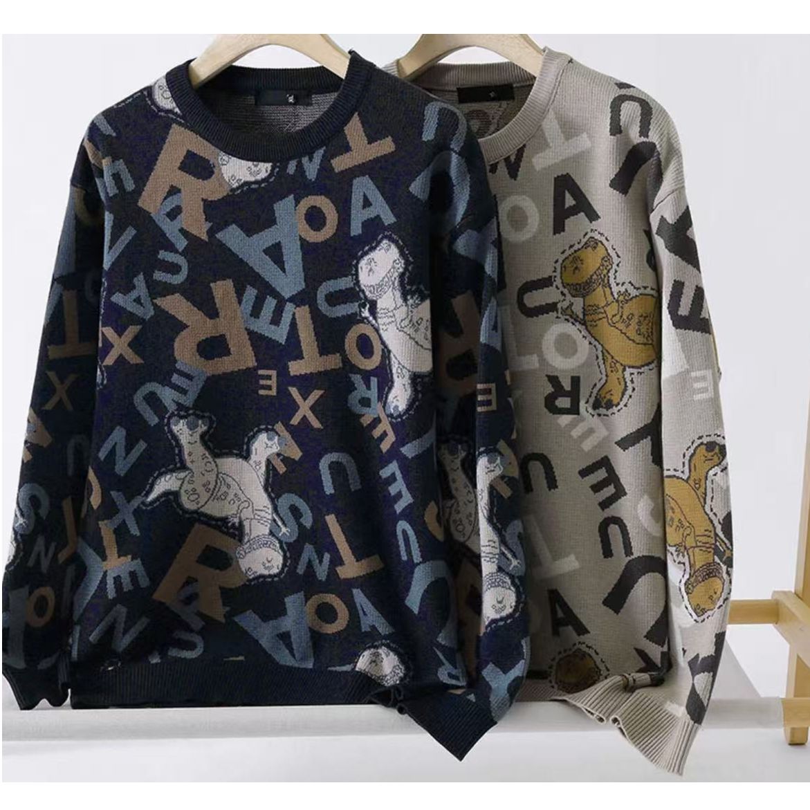 『小恐龙Y』简约设计百搭时尚高品质毛衣6211