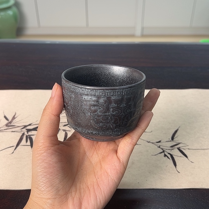 龙泉云间青瓷小米茶器