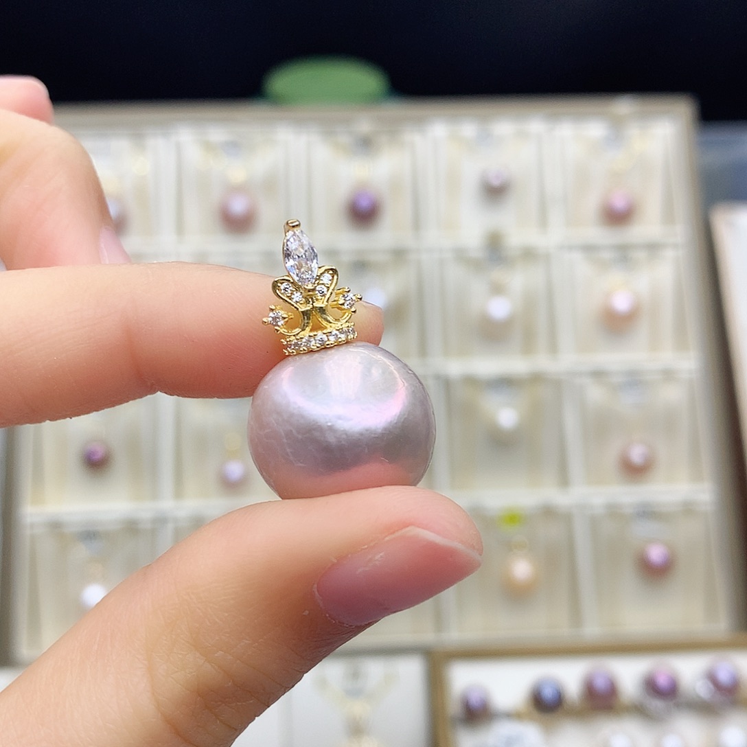 淡水珍珠颈饰合金