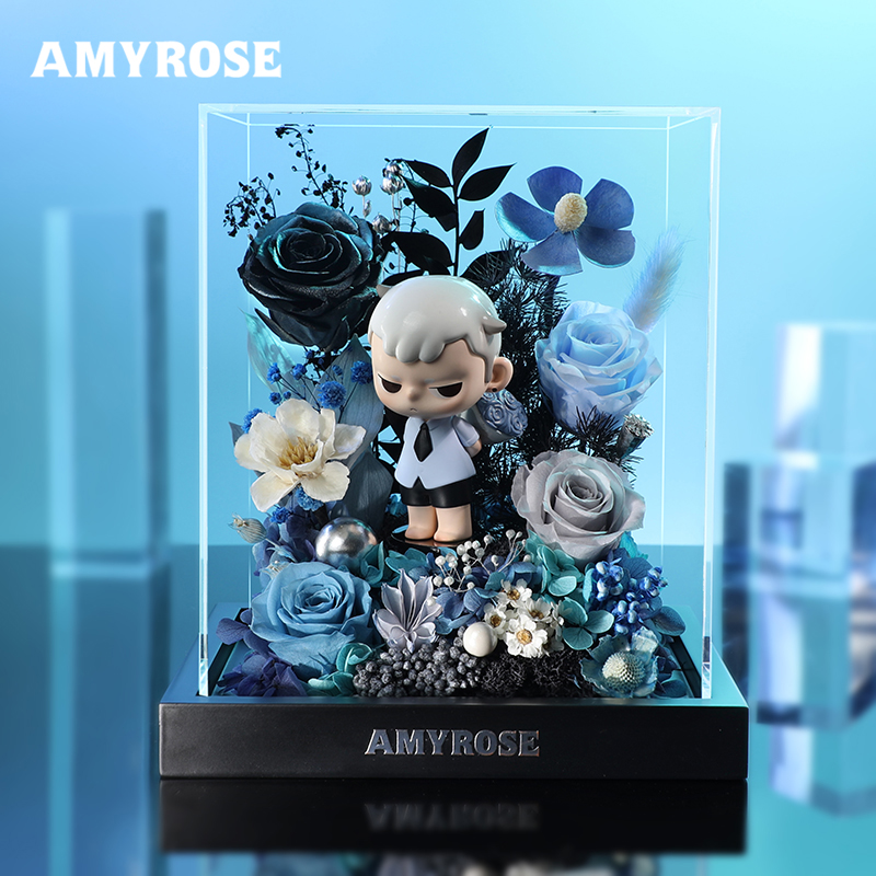 AMYROSEkubo秘密永生花束礼盒七夕情人节新婚生日礼物送女友
