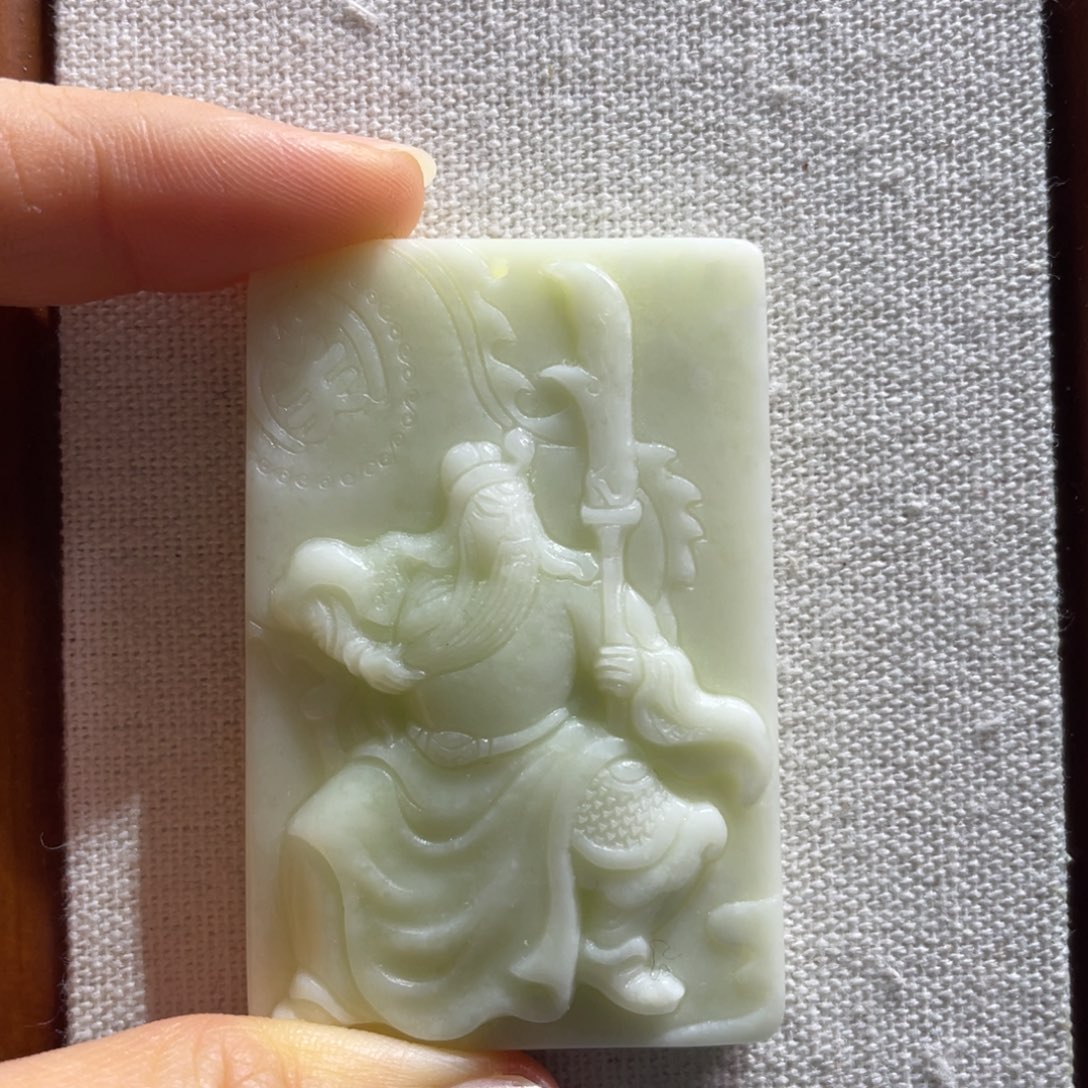 蓝田玉（蛇纹石化大理石玉）未镶嵌颈饰