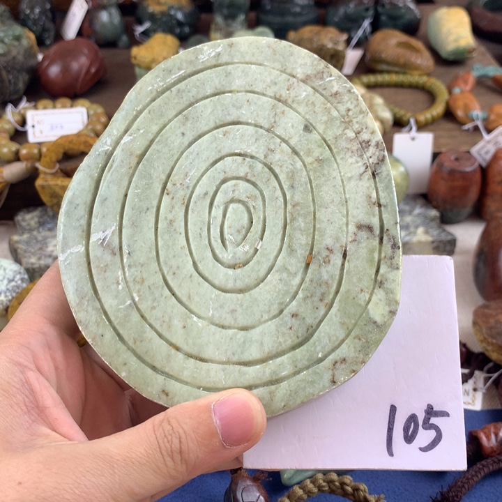 岫岩河磨玉（透闪石质玉）未镶嵌珠宝奇石