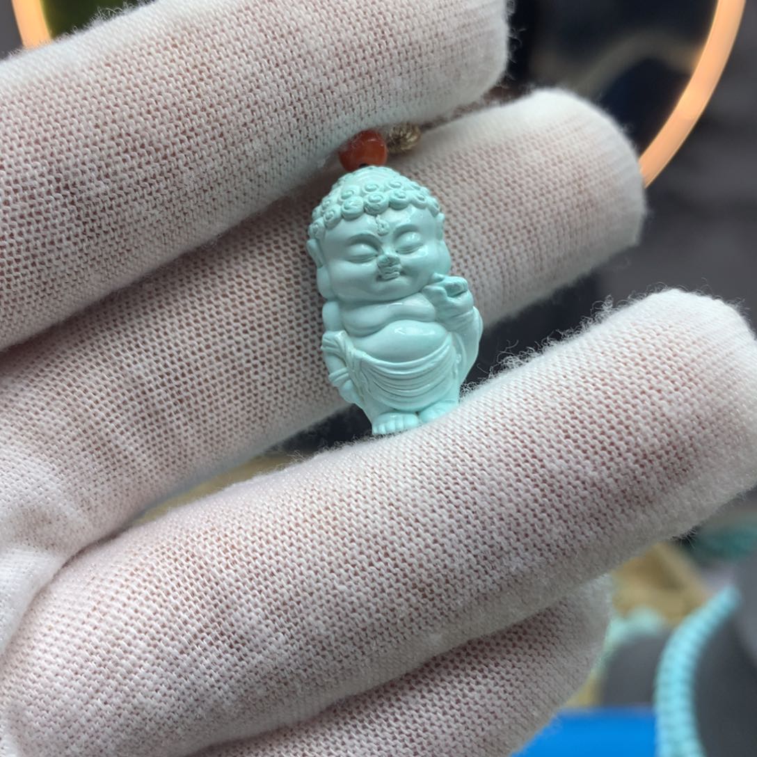 绿松石挂件未镶嵌